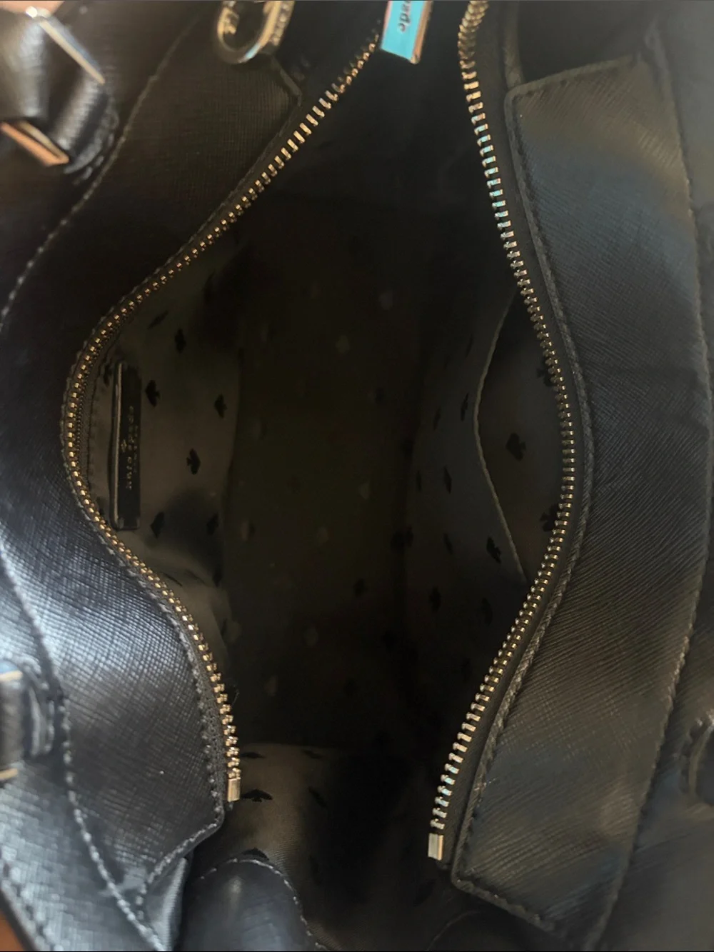 kate spade Black Saffiano Leather Top-Handle Satchel